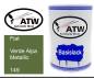 Preview: Fiat, Verde Alpa Metallic, 149: 500ml Lackdose, von ATW Autoteile West.